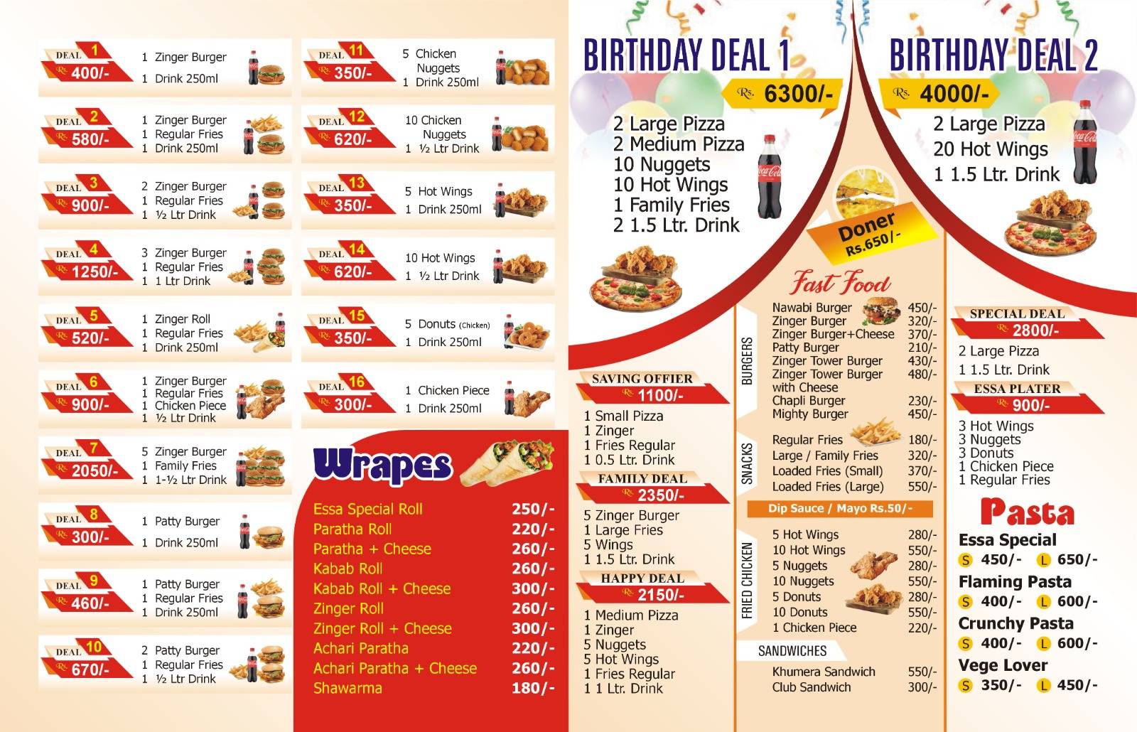 Layyah City - Essa Pizza Point & Fast Food 